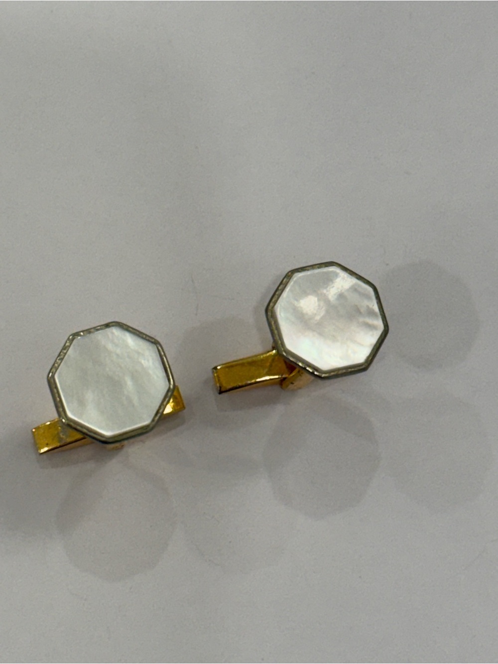 Vintage Mother of Pearl Cuff Links